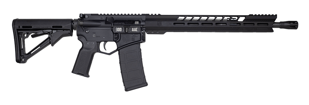db15300bgbe580 DIAMONDBACK FIREARMS DB15BG 300BLK BLACK 16" V RAIL
