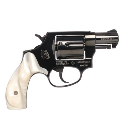 herr38b2wp8cdc HERITAGE MANUFACTURING ROSCOE 38SPL BL/PEARL 2" 5RD