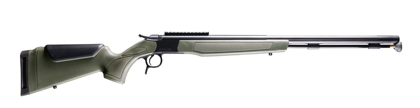 pr2048nm217c CVA OPTIMA .50CAL BLK/ODG RAIL