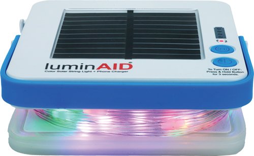 01960510 ARB LUMINAID SOLAR STRING - COLOR LIGHT WITH PHONE CHARGER