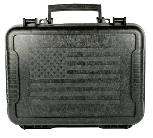 BOYT SINGLE HANDGUN HARD - CASE 11" USA FLAG BLACK