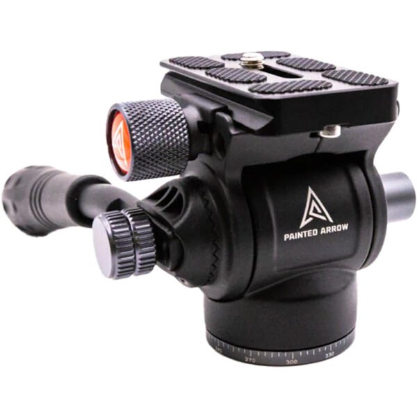 1005875_1 Painted Arrow FH-1 Tripod Fluid Head 1/4-20 and 3/8-16 Compatible
