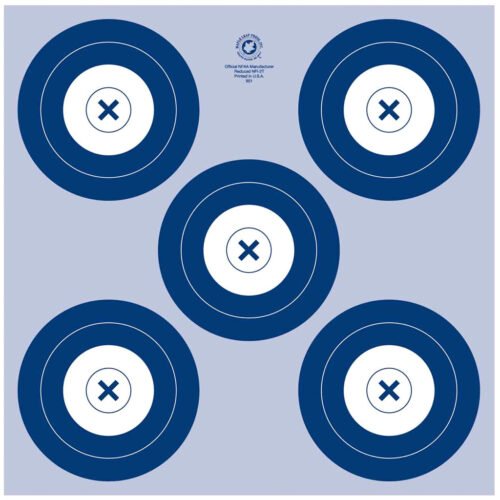 Maple Leaf NFAA Indoor Target 5 Spot Target 25 pk.