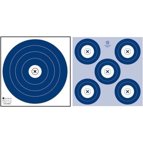 Maple NFAA Dual 1-Spot/5-Spot Target 25 pk.