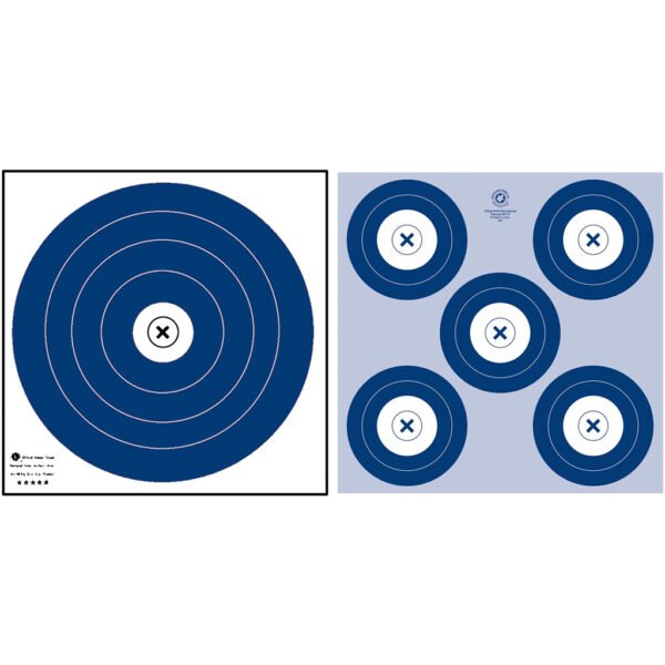 Maple NFAA Dual 1-Spot/5-Spot Target 25 pk.
