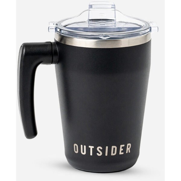1006522_1 Outsider The AM Travel Mug Black