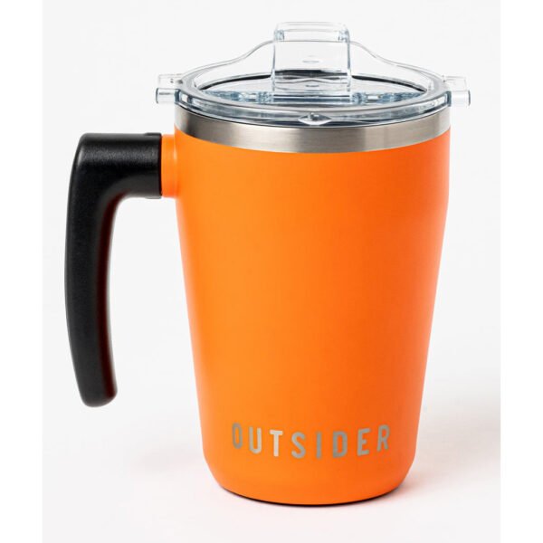 1006530_1 Outsider The AM Travel Mug Blaze Orange