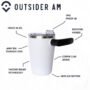 1006530_2 Outsider The AM Travel Mug Blaze Orange