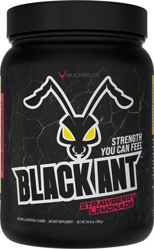 BUCKED UP BLACK ANT PREWORKOUT - STRAWBERRY LEMONADE 20 SERVING