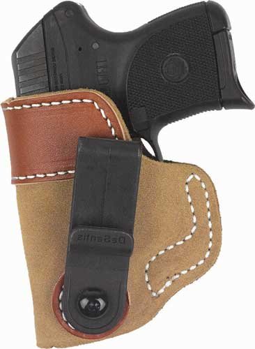 106NA85Z0.jpg DESANTIS SOFT TUCK HOLSTER IWB - RH LEATHER 1911 4.25-5" NATURL
