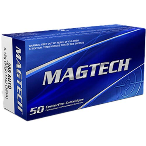 Magtech Pistol Ammo 380 Auto 95 gr. FMJ 50 rd.