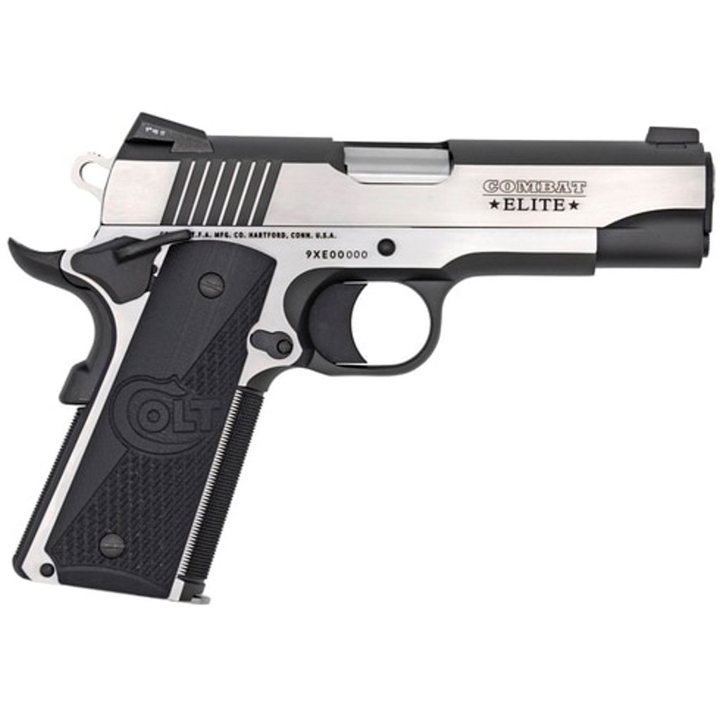 Colt 1911 Combat Elite Commander Pistol 9mm 4.25 in. TT Elite Two Tone 9 rd.