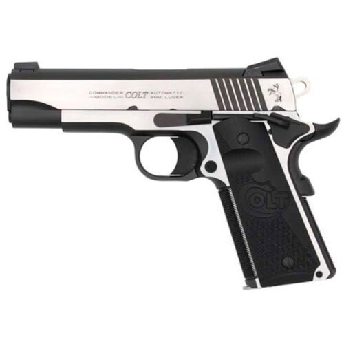 Colt 1911 Combat Elite Commander Pistol 9mm 4.25 in. TT Elite Two Tone 9 rd.