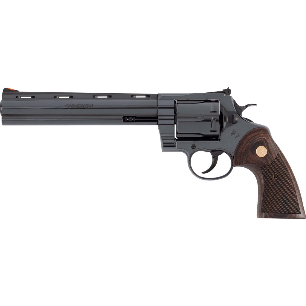 Colt Anaconda Revolver 44 Mag 8 in. Polished Blue w/ Walnut Grip 6 rd.