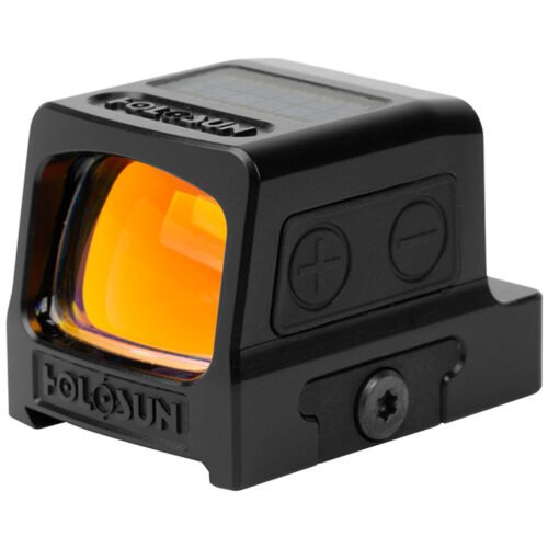 1214560_1 Holosun HE509T-X2 Enclosed Reflex Sight Gold Circle Dot wSolar & Shake Awake