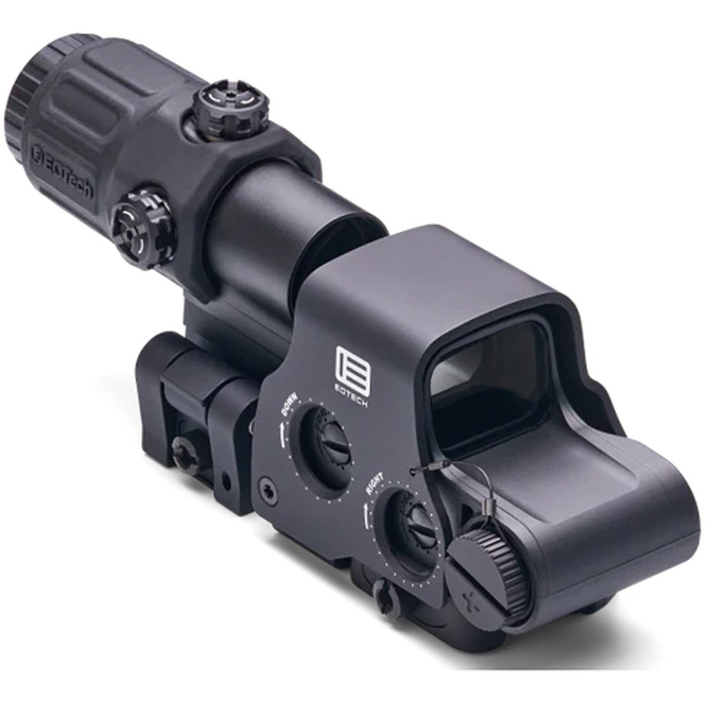 1214666_2 EOTech HHS Complete Weapong Sight System Black EXPS3-DCR HWS & G45 Magnifier w/STS Mount