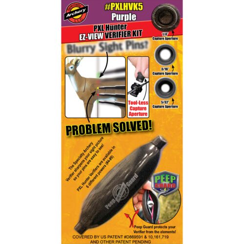 1404401_1 Specialty Archery PXL Hunter EZ-View Verifier Kit No. 5 Purple