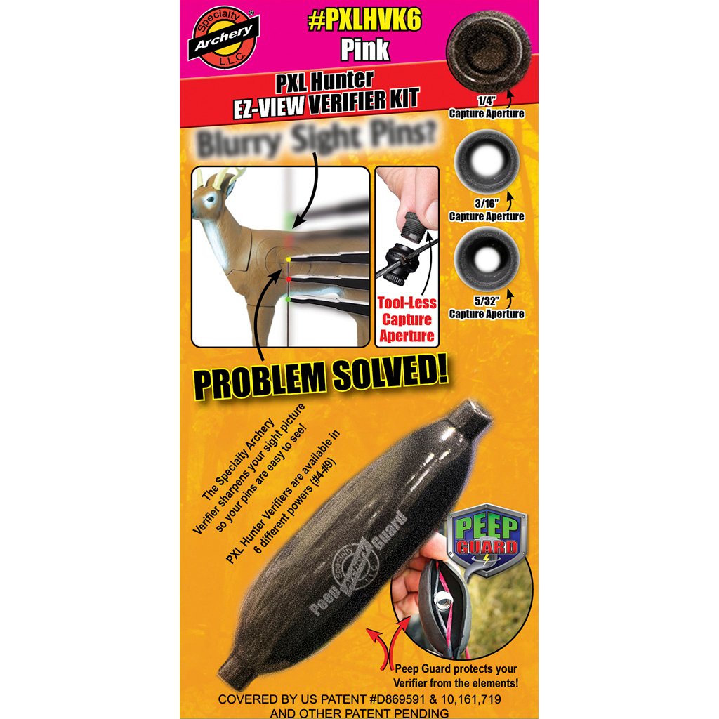 1404402_1 Specialty Archery PXL Hunter EZ-View Verifier Kit No. 6 Pink