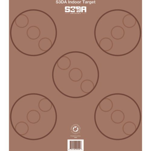 Maple Leaf S3DA 3D Target Face Brown ASA 25 pk.