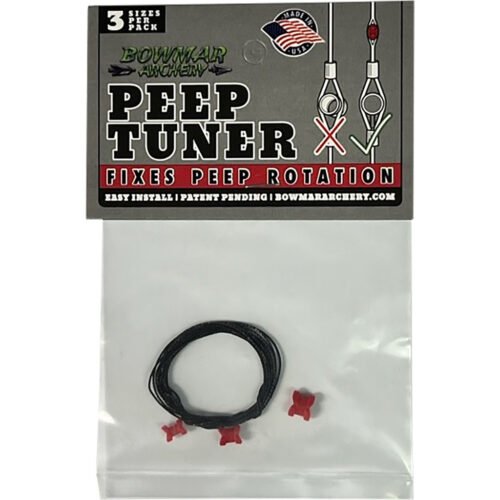 1407895_1 Bowmar Peep Tuner Red
