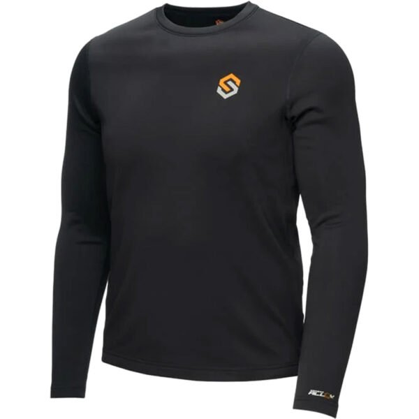 ScentLok Climafleece BaseSlayer Top Black Small