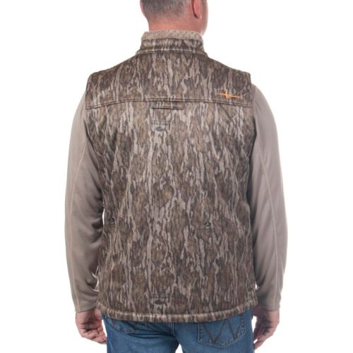 1409513_2 Habit Men's Early Dawn Sherpa Shell Vest L-Mossy Oak New Bottomland
