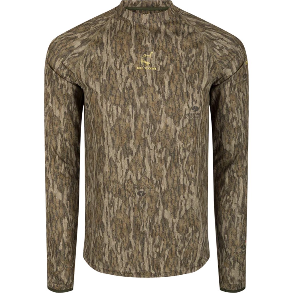 1410005_1 Drake Ol' Tom Mens Early Bird LS Performance Crew MO Bottomland Large