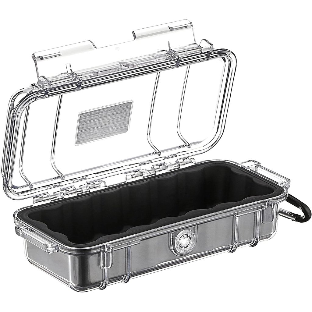 Pelican Waterproof 1030 Micro Case Black/Clear