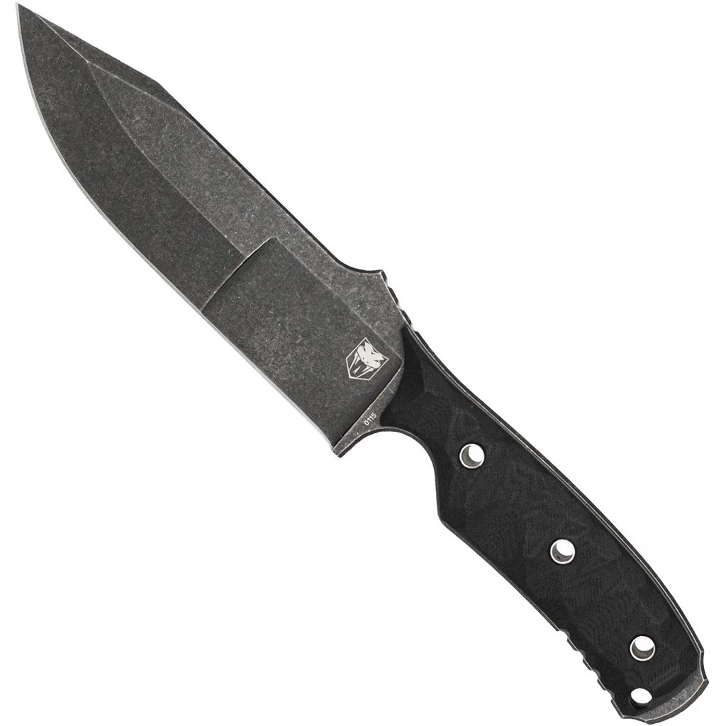 CobraTec Recondo G10 Fixed Blade Knife Fixed Blade Black/Stonewash