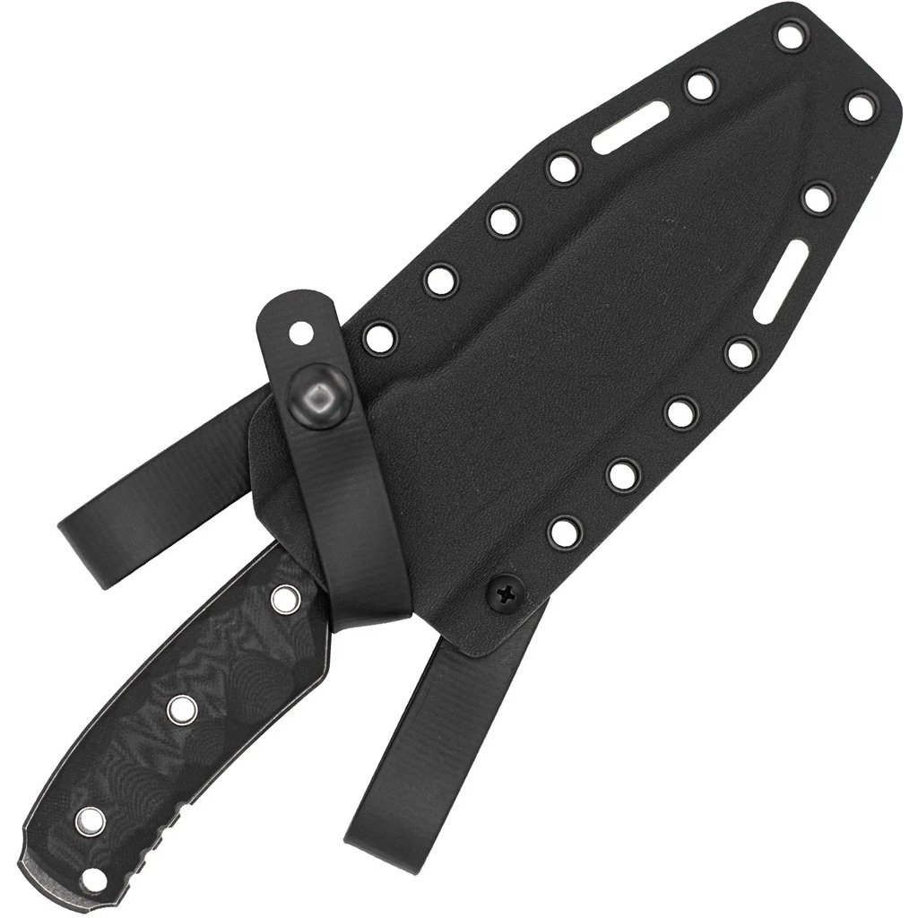 CobraTec Recondo G10 Fixed Blade Knife Fixed Blade Black/Stonewash