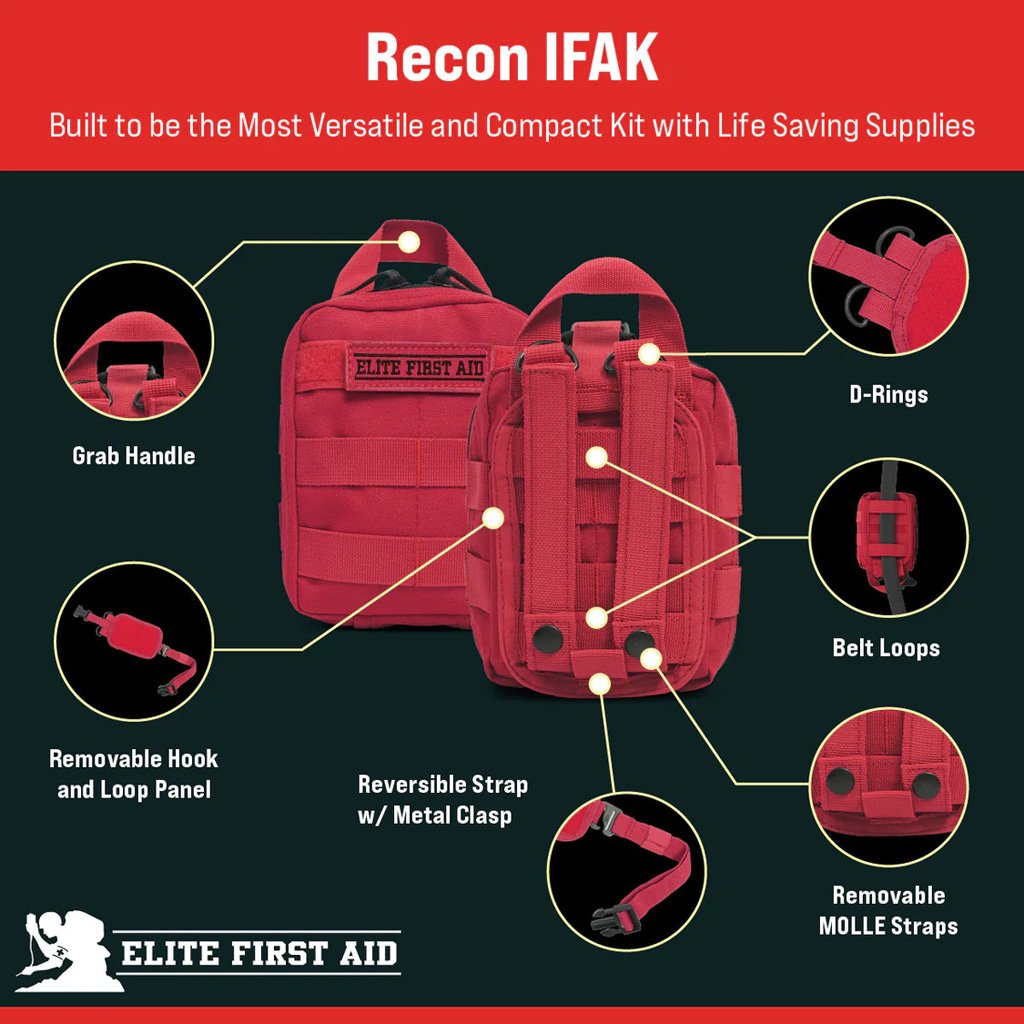 Elite First Aid Advanced Recon IFAK Red