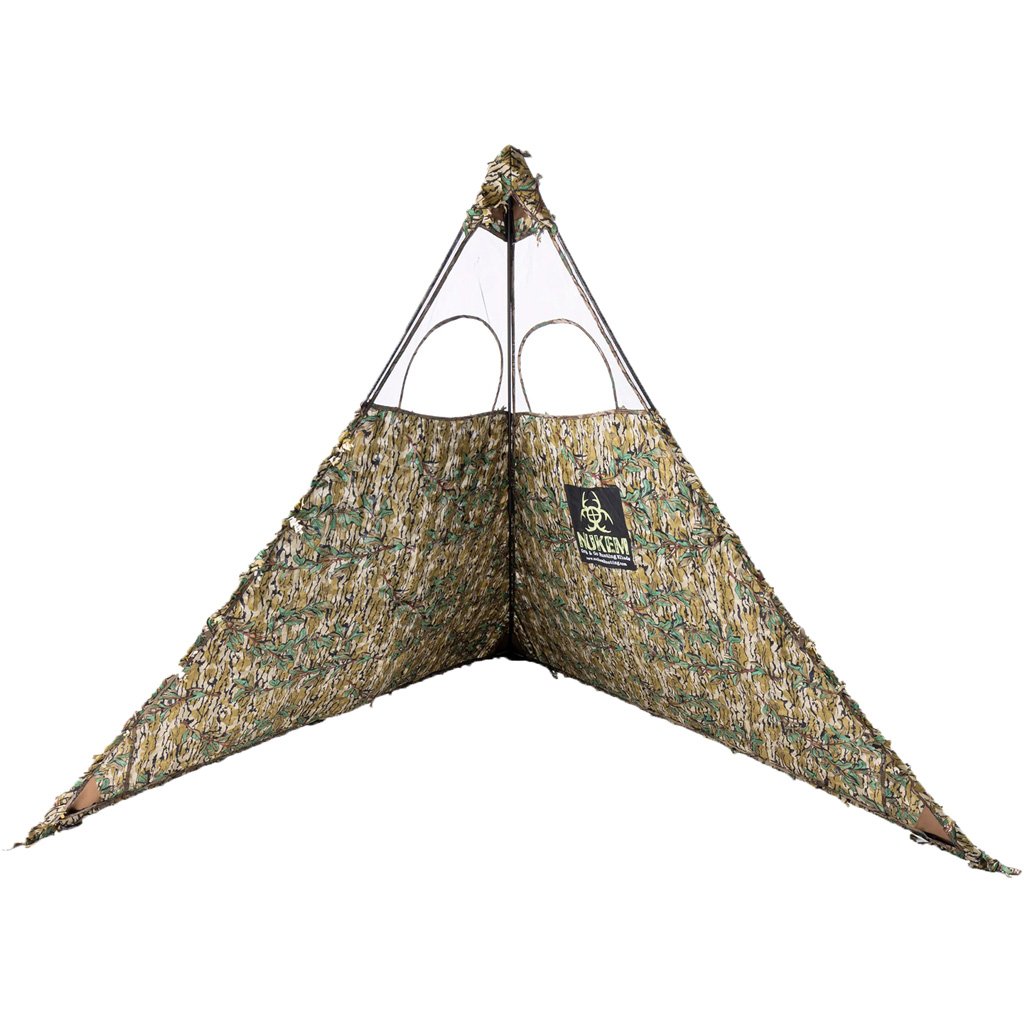 Nukem Grab & Go Blind Mossy Oak Green Leaf 3D Leafy Regular Size