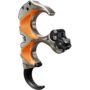 1502871_1.jpg Tru Ball Aileron HBC Flex Release Orange/Quick Silver Brass 3 Finger Medium