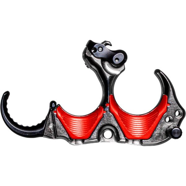 1502872_2 Tru Ball Aileron HBC Flex Release Red/Quick Silver Brass 3 Finger Medium