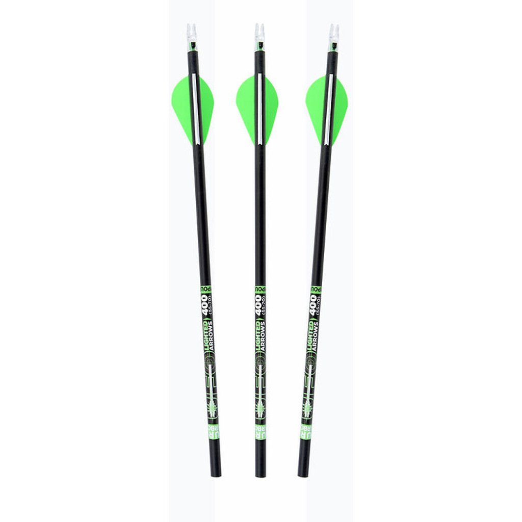 30-06 UFO Lighted Carbon Arrow  Green 30 in. 500 3 pk.