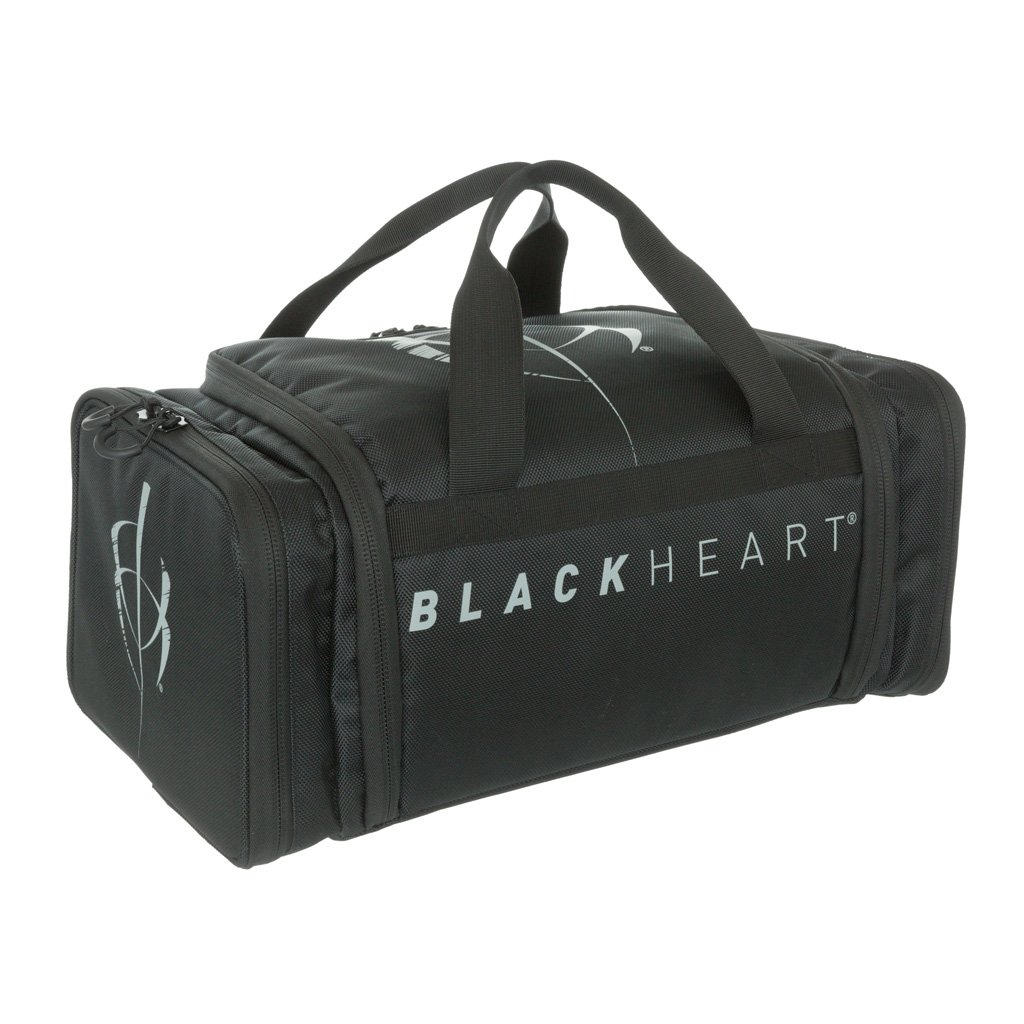 BlackHeart Respondent Range Bag with Ammo Carrier & Pistol Sleeve Black