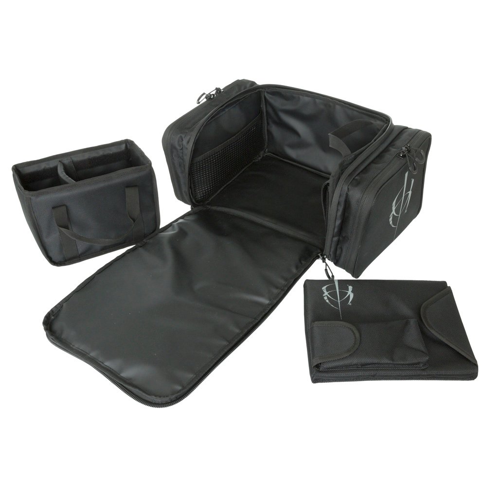 BlackHeart Respondent Range Bag with Ammo Carrier & Pistol Sleeve Black