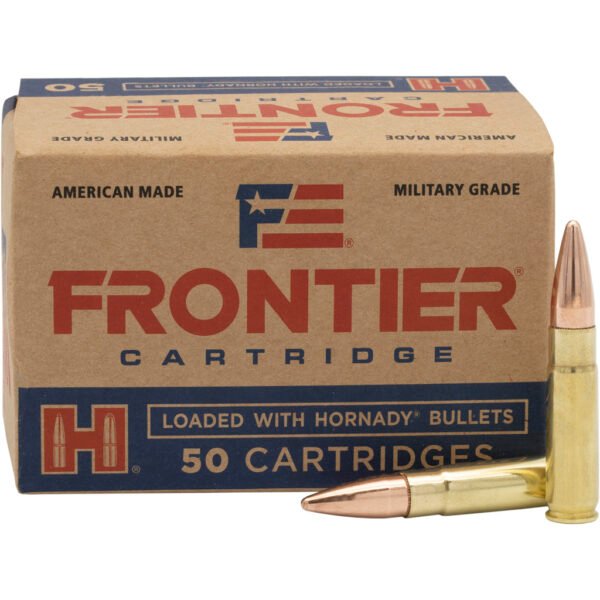 1701874_1 Hornady Frontier Rifle Ammo 300 Blackout 125 gr. FMJ 50 rd.