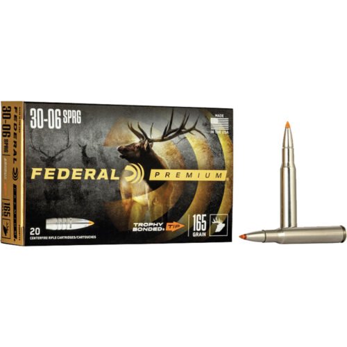 1705671_1 Federal Premium Rifle Ammo 30-06 Sprg. 165 gr. Trophy Bonded Tip 20 rd.