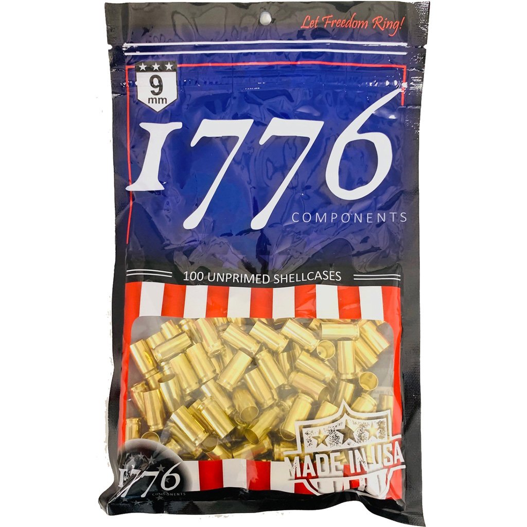 1706813_1 1776 USA Unprimed Brass Starter Kit 380 ACP, 40 S&W, 10mm, 45 ACP 4000 PC