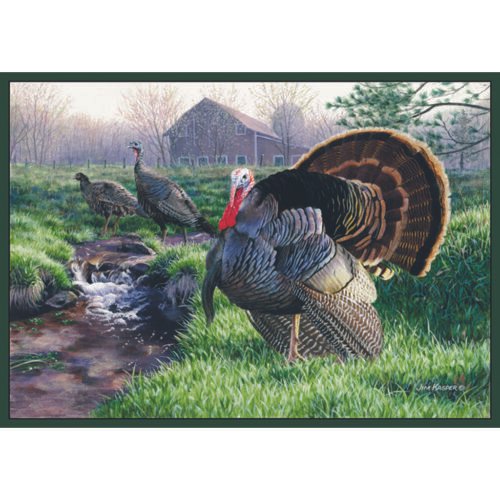 24535_1 Custom Printed Rug Wild Turkey