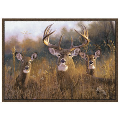 30377_1 Custom Printed Rug Buck Stops Here