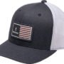 BROWNING CAP MUSTANG 110 MESH - BACK REC FLAG PATCH NAVY