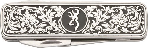 BROWNING KNIFE MORGAN FOLDER - MULTI FUNCTION SCROLL ENGRAVED