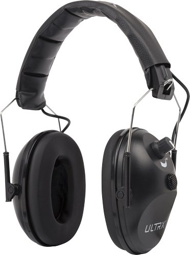 4114 ULTRX ELECTRONIC EARMUFF - 23db BLACK