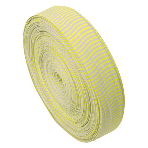 60979_1 October Mountain VIBE String Silencers White/Neon Yellow 85 ft.
