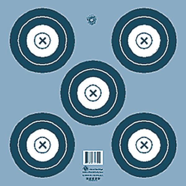 Maple Leaf Target Face NFAA Indoor 5-Spot 100 pk.