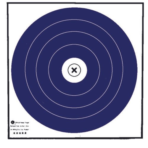 Maple Leaf Target Face NFAA Indoor Blue/White 40 cm. 100 pk.