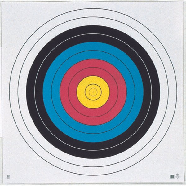 Maple Leaf Target Face FITA 10-Ring 40 cm. 100 pk.
