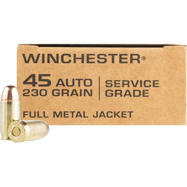 714802_1 Winchester Service Grade M1911 Pistol Ammo 45 ACP 230 gr. FMJ 50 rd.